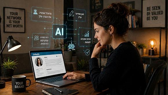 איך למתג את עצמכם בלינקדאין בעזרת AI | كيف تبني البراند المهني الخاص فيك على LinkedIn باستخدام الذكاء الاصطناعي؟